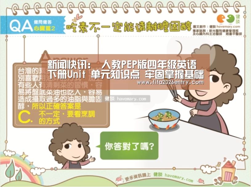 新闻快讯:
人教PEP版四年级英语下册Unit 单元知识点 牢固掌握基础知识(图1) 新闻快讯
